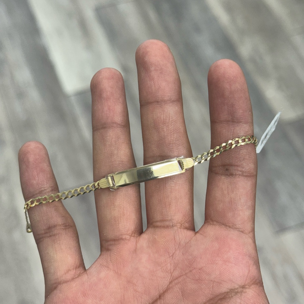 14k Baby Bracelet  14k 6 Bracelet  14k Id Bracelet